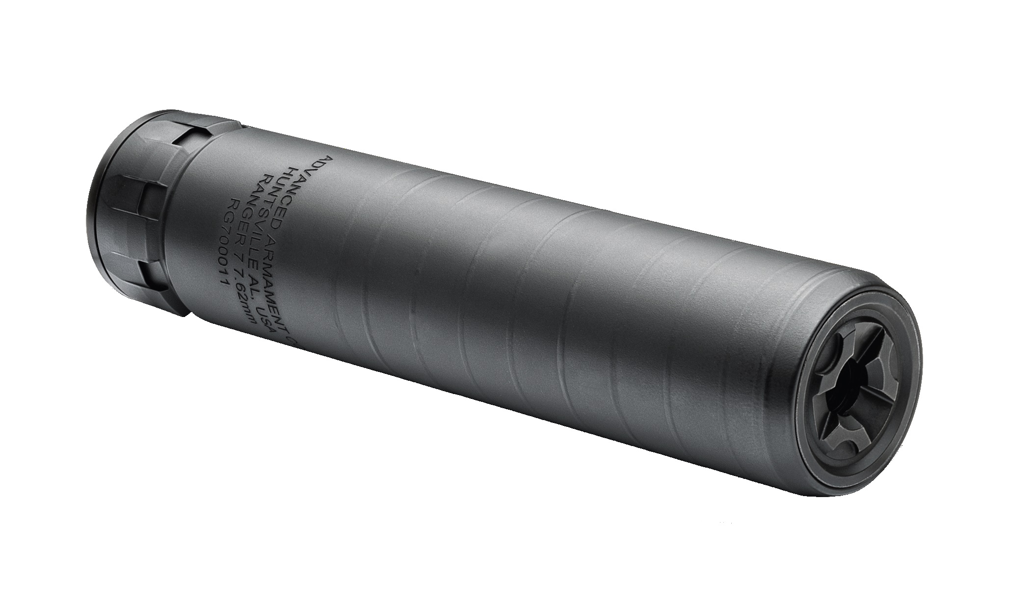 AAC Ranger 7 suppressor, 5/8-24 direct thread, black, 6.75 inches
