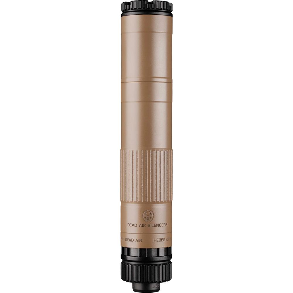 Dead Air Mojave 9 FDE modular 9mm suppressor with 1/2-28 piston