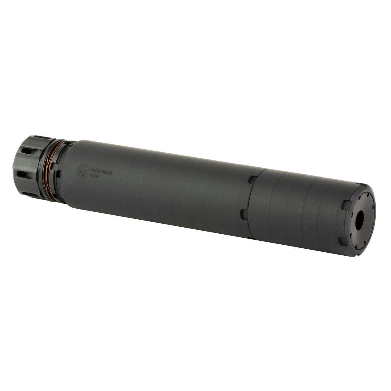 Dead Air Wolfman 9mm KeyMicro suppressor kit in black Ceracote with 1/2-28 KeyMicro brake