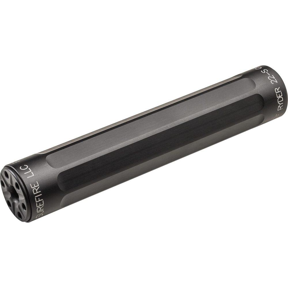 SureFire SF Ryder 22-S rimfire suppressor, black, 1/2-28 thread, 5.4 inch