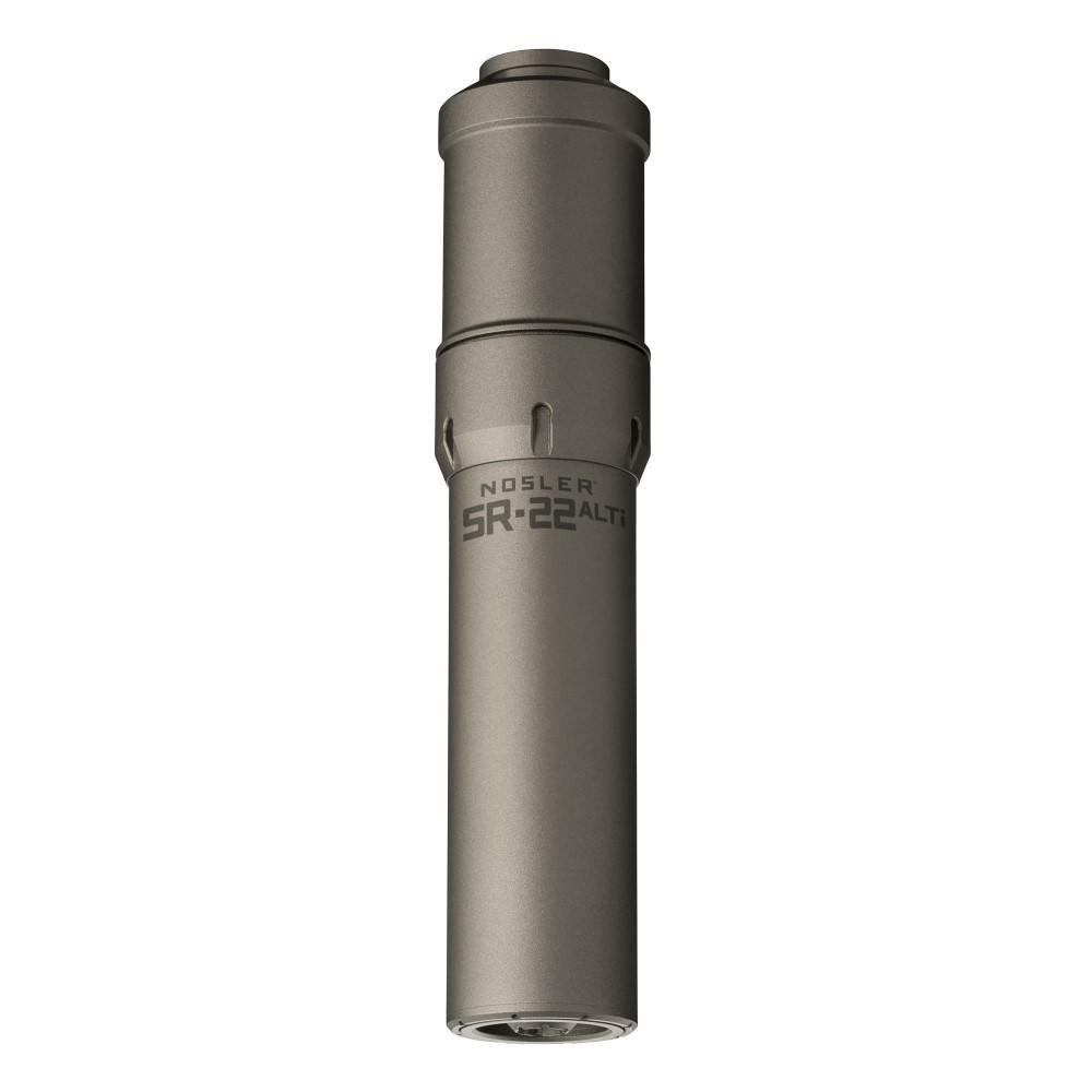 Nosler SR-22 ALTi suppressor .22 LR gray 7.53 in 1/2x28