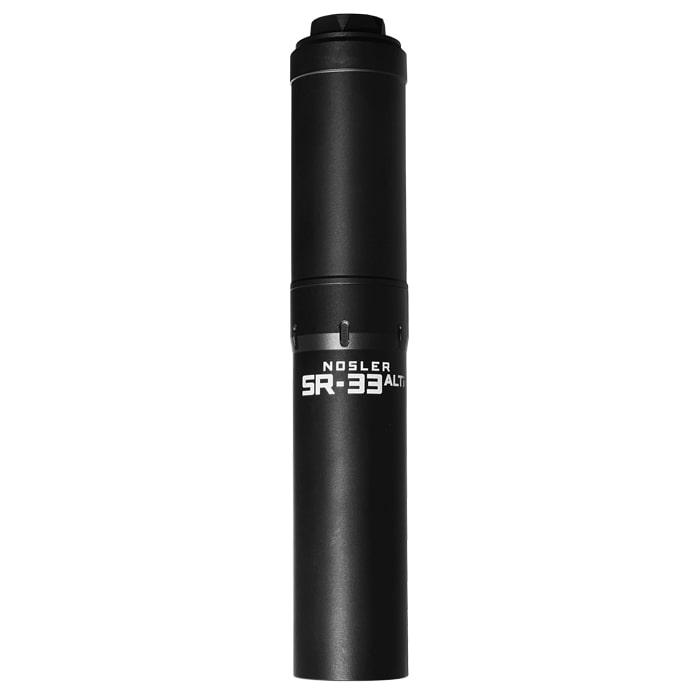 Nosler SR-33 ALTi suppressor .338 Magnum black with HUB adapter