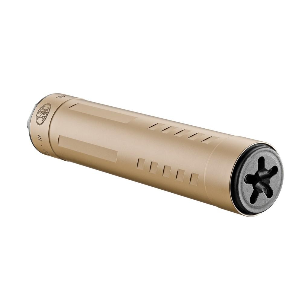 FN Catch 22 Ti rimfire suppressor Flat Dark Earth 5.25 in 1/2-28 thread