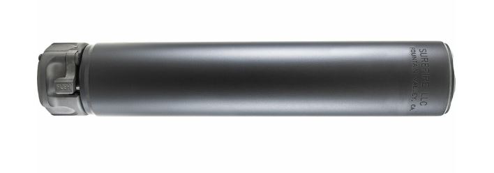 SureFire SOCOM762-Ti2 7.62mm titanium Fast-Attach suppressor in matte black