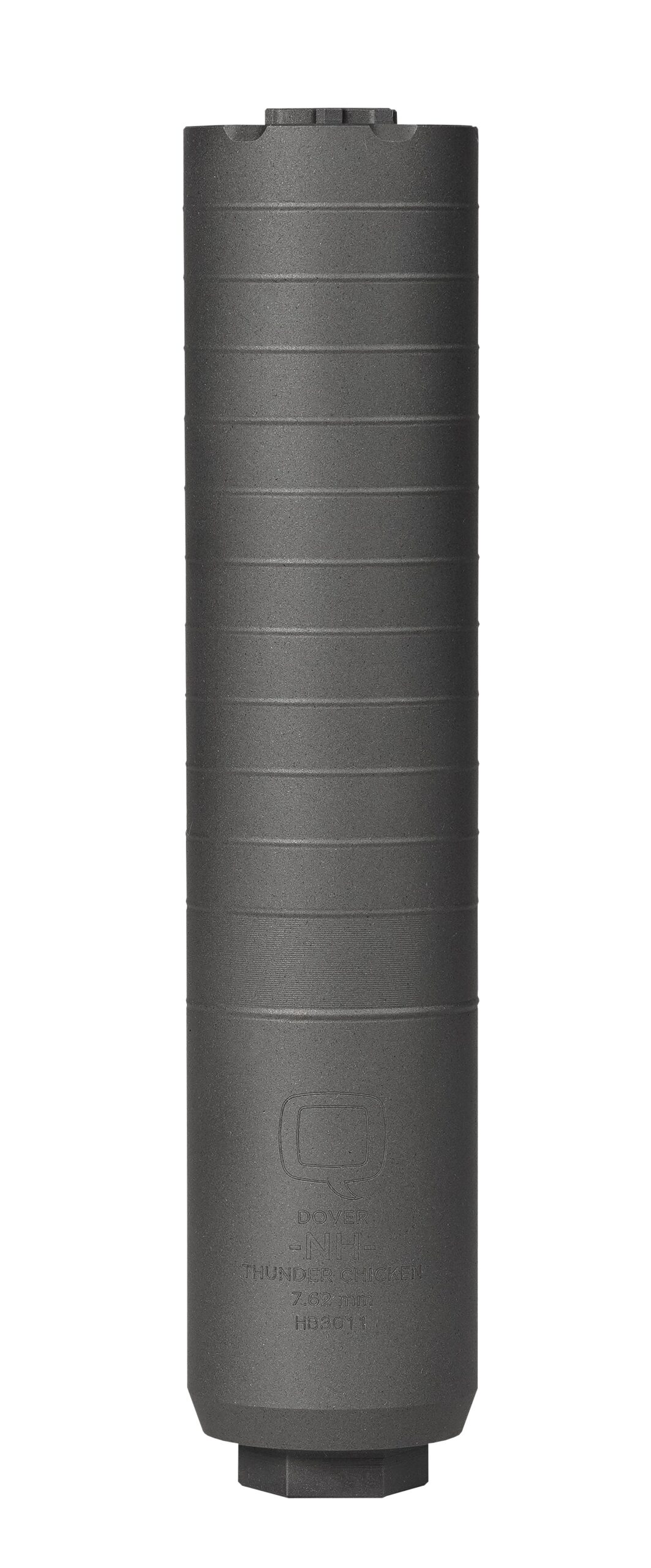 Q Thunder Chicken titanium 7.62mm suppressor 8.125in bead blasted finish