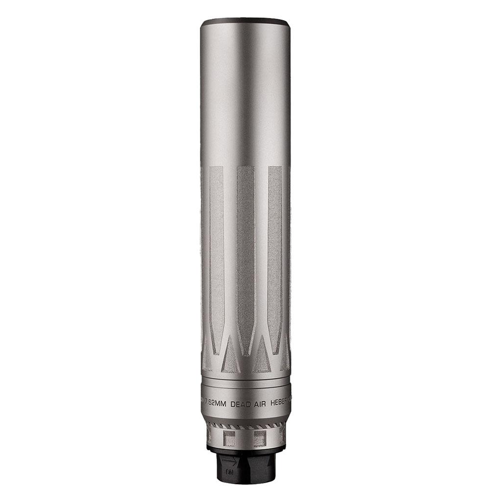 Dead Air Nomad LTi XC Xeno silencer silver 8.8 inch with DA124 Omni Brake