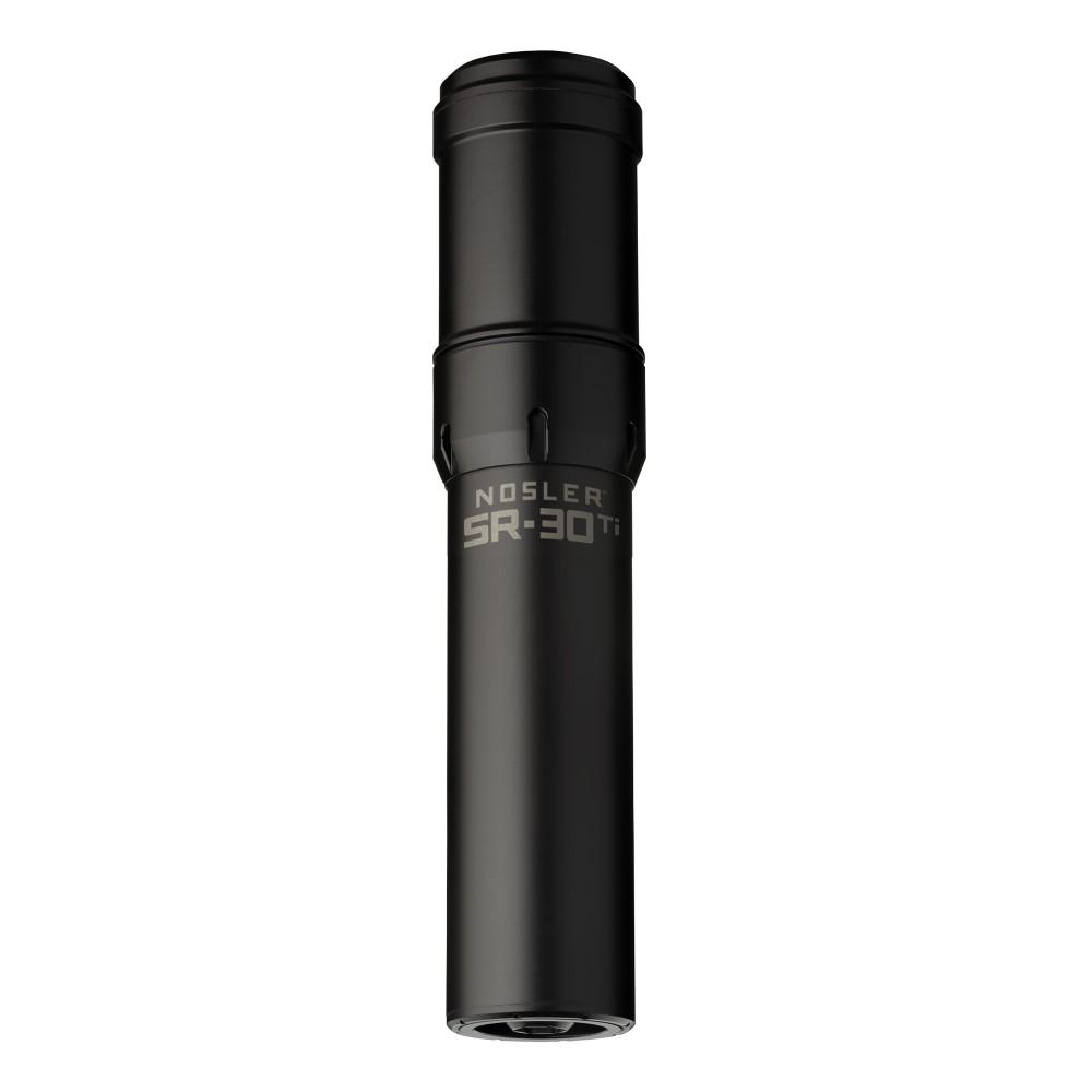 Nosler SR-30 Ti suppressor, .30 cal, black titanium, 7.96 in overall length