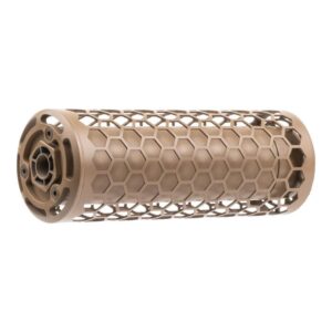 Sig Sauer SURG556 5.56mm suppressor with detachable titanium heat shield Flat Dark Earth
