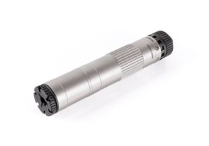 Dead Air Mojave 9 modular 9mm suppressor in silver finish