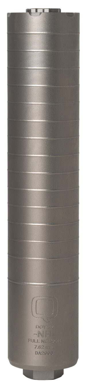 Q Full Nelson 7.62mm titanium suppressor 5/8x24 9 in