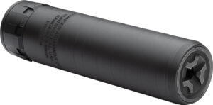 AAC Ranger 5 Mini 5.56 suppressor, black Cerakote finish, side view