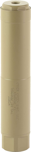 Otter Creek Labs Titanium .22 LR suppressor in Flat Dark Earth, 1/2X28 direct thread
