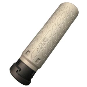 B&T SQD9 Print-X RBS suppressor, 9mm Luger, 1.73in dia, 8.11in length, 718 Inconel Grey