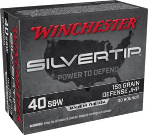 WINCHESTER SILVERTIP 40 SW - 155GR HP 20RD 10BX/CS