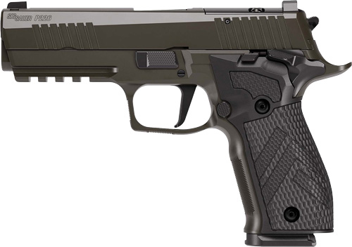 SIG P226X LEGION 9MM 4.4" BULL - XRAY3 SAO (3)10RD HOGUE G10