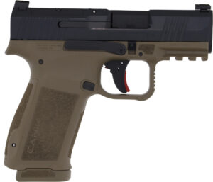 CANIK METE MC9L 9MM 3.18" BBL - OR FS BLACK SLIDE/FDE FRAME