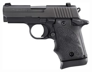 SIG P938 BRG 9MM 3" SAO - SIGLITE (1)7RD RUBBER/BLACK