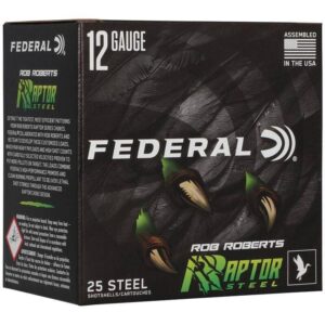 Federal Rob Roberts Raptor Steel Shotshells 12ga 3" 1-3/8oz 1400 fps #4 25/ct