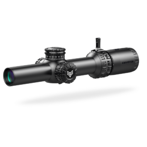 Swampfox Arrowhead LPVO Series Rifle Scope 1-6x24 30mm SFP Guerilla Dot MOA IR Black
