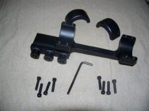 DNZ 1-Piece Freedom Reaper Forward Ring Picatinny Rail Mount - 30mm Black