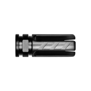 Rise Armament Veil Flash Hider .22 cal 1/2x28 Thread Black Nitride