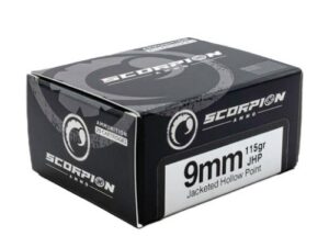 SCORPION 9MM LUGER - 115GR JHP 20RD 10BX/CS