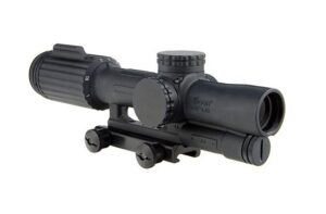 Trijicon VCOG Rifle Scope - 1-6x24mm Red Segmented Circle/Crosshair MOA Reticle w/ Thumb Screw Mt.