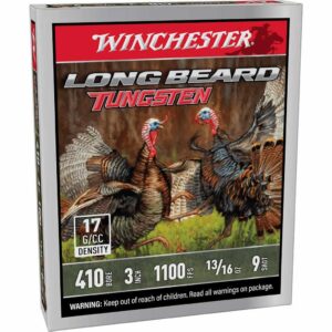 Winchester Long Beard Tungsten Shotshell 410ga 3" 13/16oz 1100 fps #9 5/ct