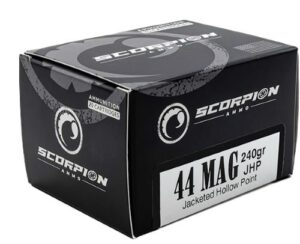 SCORPION 44 REM MAG - 240GR JHP 20RD 10BX/CS