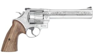S&W 629 ENGRAVED 44 MAG 6.5" - 6-SHOT WALNUT GRIPS SS