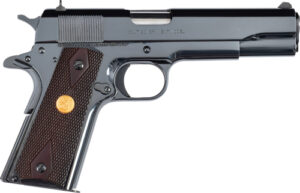 COLT GOVERNMENT 1911 38 SUPER - 5" 9RD ROYAL BLUE ROSEWOOD