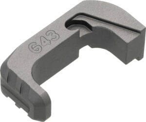 TYRANT CNC FOR GLOCK 43x 48 - EXTENDED MAG RELEASE GREY
