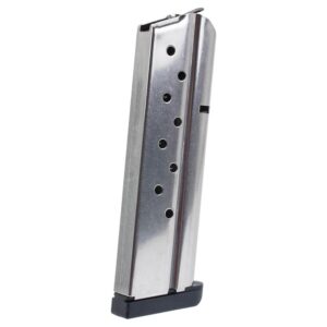 Check-Mate Full Size1911 Handgun Magazine Stainless Steel .38 Super 9/rd