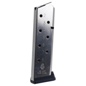 Check-Mate Full Size 1911 Handgun Magazine Stainless Steel .45 ACP 8/rd