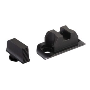 Ameriglo Optic Compatible Sight Set for Glock 43X/48 A-Cut Black Front and Back
