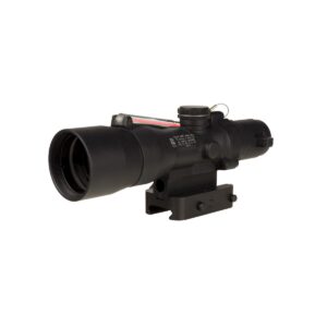 Trijicon Compact ACOG 3x30 Rifle Scope Red Chevron 7.62x51mm/175gr. Illuminated Black w/ Mount