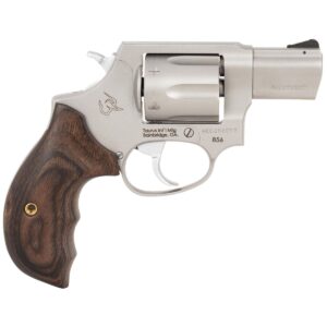 Taurus 856 Handgun .38 Spl 6rd Capacity 2" Barrel Matte Stainless Steel Finish Smooth Walnut Grips