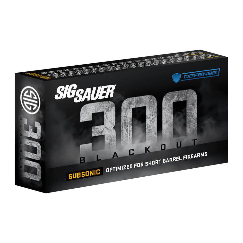 Sig Sauer Tac-TX Rifle Ammunition .300 Blackout 110gr JSP 1000 fps 20/ct