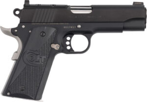 COLT NIGHT COMMANDER 45ACP - 4.25" 8RD BLACK BLUED OPT RDY