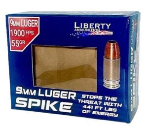 LIBERTY SPIKE 9MM 55GR - COPPR HP 20RD 50BX/CS