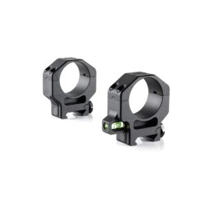 RPM Precision 30mm High (1.25'') Scope Rings with Co-Linear Bubble Level