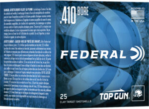 FEDERAL TOP GUN 410 2.5" 1/2OZ - #7.5 1330FPS 250RD CASE LOT