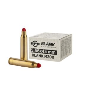 PPU Blank Rifle Ammunition 5.56mm M-200 A1 Blanks 20/ct