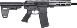 GLFA AR15 PISTOL 300 AAC 7.5" - W/ BRACE NITRIDE BARREL BLACK