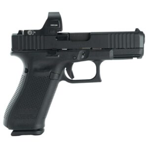 Glock V-Series Optic Ready Model 45 Handgun 9mm Luger 17rd Magazines(3) 3.7" Barrel Black Cerakote Viridian RFX35 Optic Austria