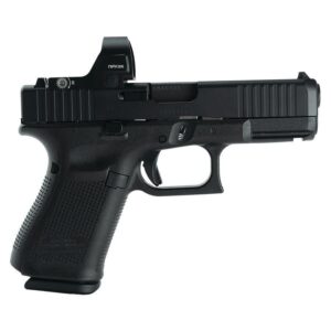 Glock V-Series Model 19 Handgun 9mm Luger 15rd Magazines (3) 4.02" Barrel Black Viridian RFX35 Green Dot US Made