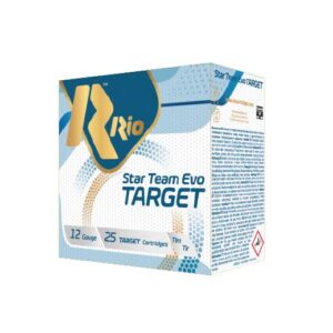 Rio Star Team Target 32 Low Recoil Shotshells 12ga 2-3/4" 1-1/8oz 1150 fps #8 25/ct
