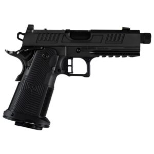 Alpha Foxtrot AF1911-Romulus MOS Adapter Handgun 9mm Luger 17(1) & 20rd(1) Magazines 4.25" Threaded Barrel DLC Black