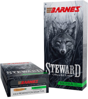 BARNES STEWARD 223 REM 55GR - TIPPED VARMINTKING 20RD 10BX/C