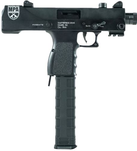 MPA DEFENDER 9MM TOP- - COCKING 4.5" TB BLACK 30RD